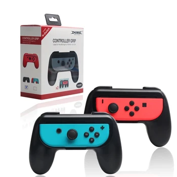 Color rubber game controller handle device for Nintendo switch, supporting the left and right handle, anti slip, anti falling.
Color rubber game controller handle device for Nintendo switch, supporting the left and right handle, anti slip, anti falling.