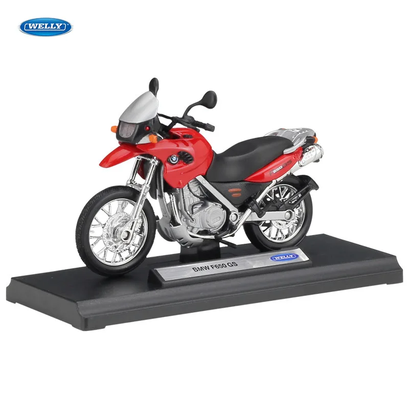 WELLY 1:18 BMW F650GS Diecast Alloy Motorcycle Model Toy For Children Birthday Gift Toys Collection
WELLY 1:18 BMW F650GS Diecast Alloy Motorcycle Model Toy For Children Birthday Gift Toys Collection