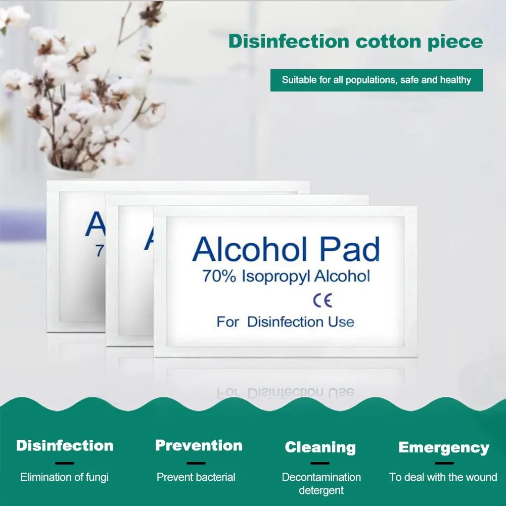 25pcs Alcohol Wet Wipe Disposable Disinfection Prep Swap Pad Antiseptic Skin Cleaning Care Jewelry Mobile Phone Clean Wipe Paper
25pcs Alcohol Wet Wipe Disposable Disinfection Prep Swap Pad Antiseptic Skin Cleaning Care Jewelry Mobile Phone Clean Wipe Paper