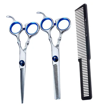 7' Professional Hairdressing Hair Cutting Scissors Salon with Comb Hair Thinning Scissors Hair Cutting Combs Hair Cutting Shears 
7' Professional Hairdressing Hair Cutting Scissors Salon with Comb Hair Thinning Scissors Hair Cutting Combs Hair Cutting Shears