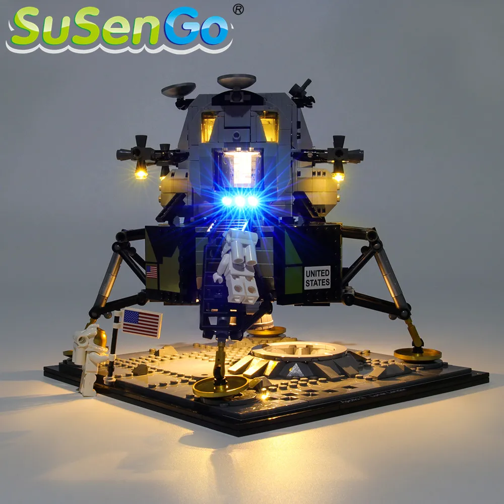 SuSenGo LED Light Set For Creator Apollo 11 Lunar Lander Building Blocks Lighting Set Compatible with 10266 (Model Not Included)
SuSenGo LED Light Set For Creator Apollo 11 Lunar Lander Building Blocks Lighting Set Compatible with 10266 (Model Not Included)