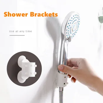 1PC Shower Head Suction Cup Bathroom Shower Head Holder Rack Shelf Wall Mount Suction Shower Holder Bathroom Accessories
1PC Shower Head Suction Cup Bathroom Shower Head Holder Rack Shelf Wall Mount Suction Shower Holder Bathroom Accessories