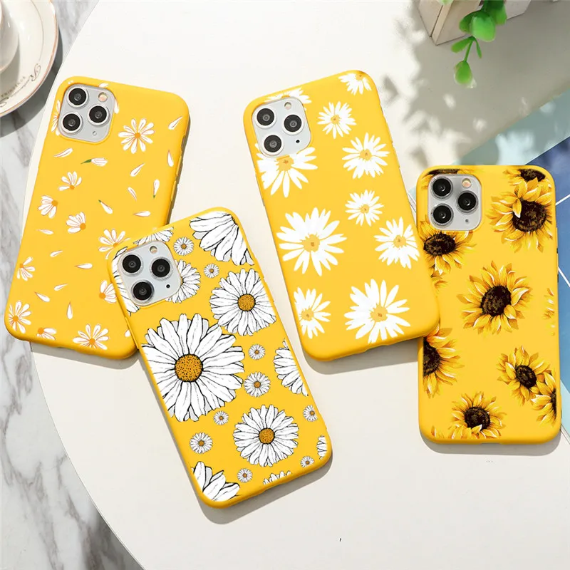 Силиконовый чехол для телефона с изображением подсолнуха кактуса iPhone 11 Pro XS Max X XR 5