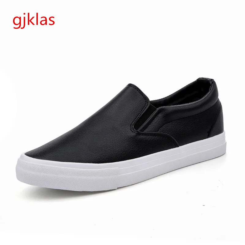 Leather Casual Shoes Men Plus Size Loafers White Black Sport Shoes for Men Original Slip on Fashion Leather Shoes Man Classic 
Leather Casual Shoes Men Plus Size Loafers White Black Sport Shoes for Men Original Slip on Fashion Leather Shoes Man Classic
