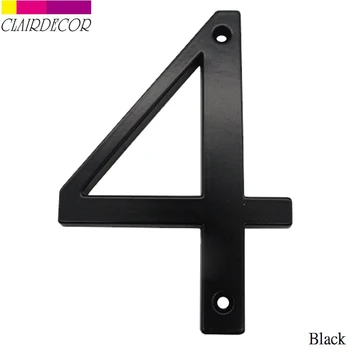 House Number 101mm Flush Mount Black Metal Number Door Address Number Zinc Alloy Screw Mounted Outdoor Address Sign #4
House Number 101mm Flush Mount Black Metal Number Door Address Number Zinc Alloy Screw Mounted Outdoor Address Sign #4