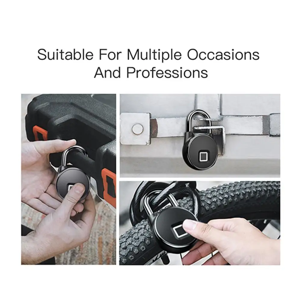 1PCS P22+ Mobile Phone APP Control Waterproof Fingerprint Padlock Low Battery Alarm APP Remote License Unlock
1PCS P22+ Mobile Phone APP Control Waterproof Fingerprint Padlock Low Battery Alarm APP Remote License Unlock