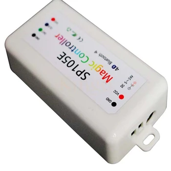 SP105E bluetooth LED Controller For WS2811 2812 6803 IC Pixels LED Strip Light By IOS/Android APP DC5-24V Brightness Adjustable
SP105E bluetooth LED Controller For WS2811 2812 6803 IC Pixels LED Strip Light By IOS/Android APP DC5-24V Brightness Adjustable