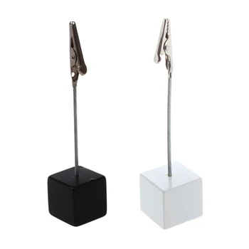 2x Memo Halter Card Holder Memo Clip Photo Picture Holder with Alligator Clip Black & White
2x Memo Halter Card Holder Memo Clip Photo Picture Holder with Alligator Clip Black & White