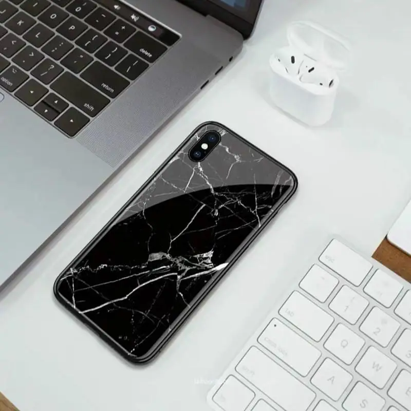 Marbled Tempered Glass Phone Case For iphone 6 6S Plus 7 8 Plus Armor Back Cover on For iPhone X XR XS Max Back Cover Case Capa
Marbled Tempered Glass Phone Case For iphone 6 6S Plus 7 8 Plus Armor Back Cover on For iPhone X XR XS Max Back Cover Case Capa
