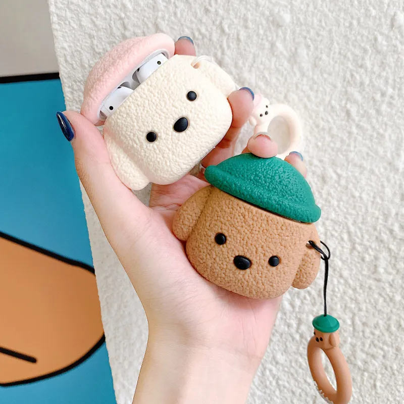 Cute cartoon for airpods 2 cases 3D for Apple headphone cover Wireless bluetooth headset to protect shell Silica gel soft shell
Cute cartoon for airpods 2 cases 3D for Apple headphone cover Wireless bluetooth headset to protect shell Silica gel soft shell