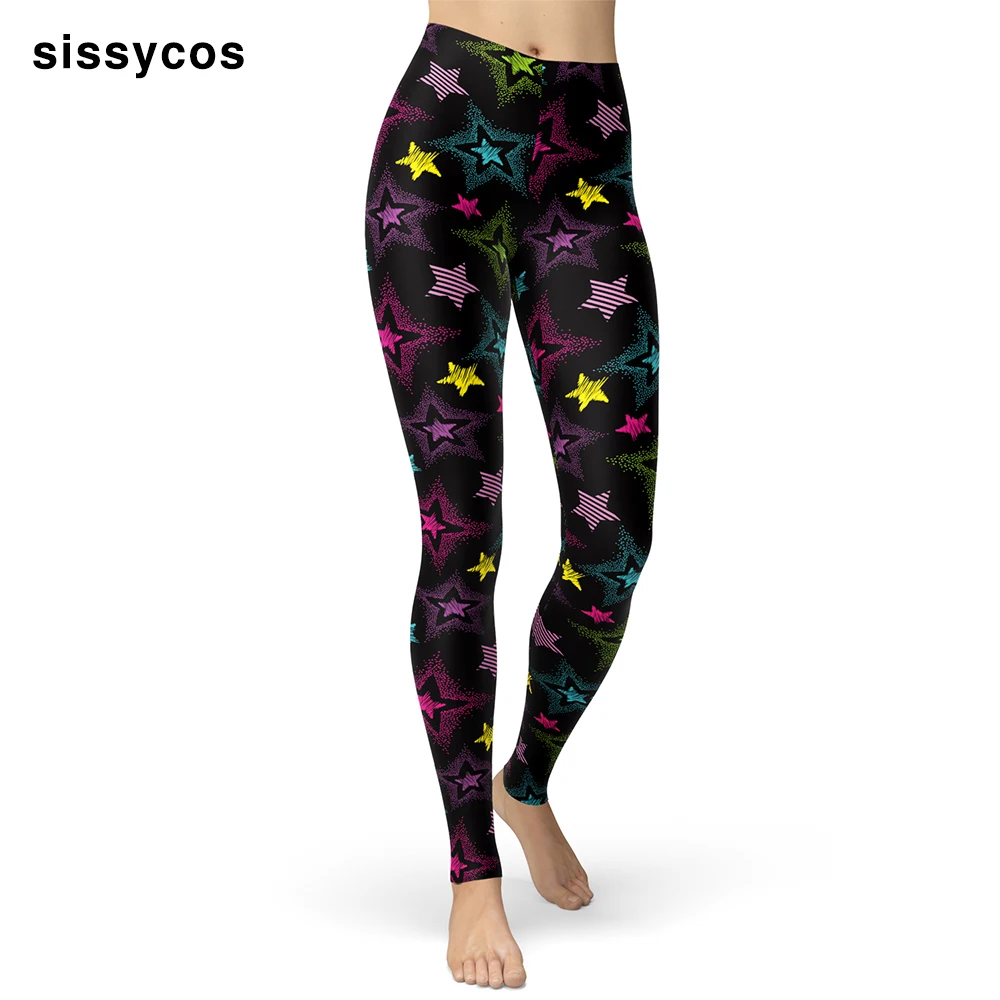 Shiny Star Printed Leggings for Women Colorful Shooting Stars Neon Patterned Pants Fitness Elastic Brushed Buttery Soft Trousers
Shiny Star Printed Leggings for Women Colorful Shooting Stars Neon Patterned Pants Fitness Elastic Brushed Buttery Soft Trousers