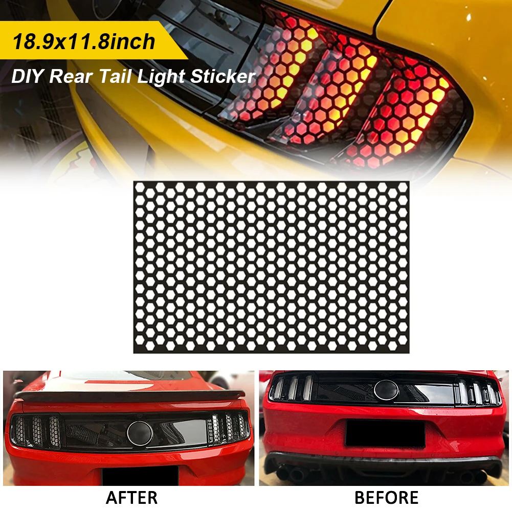 Car Rear Tail Light Honeycomb PVC Stickers Car Exterior Accessories Taillight Lamp Cover for All Car Models
Car Rear Tail Light Honeycomb PVC Stickers Car Exterior Accessories Taillight Lamp Cover for All Car Models