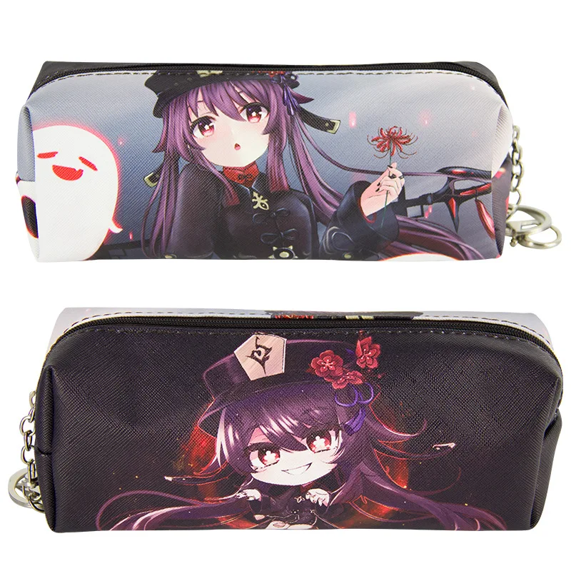 Generic Hu Tao Anime Pencil Bag Genshin Impact Pencil Cases Stationery