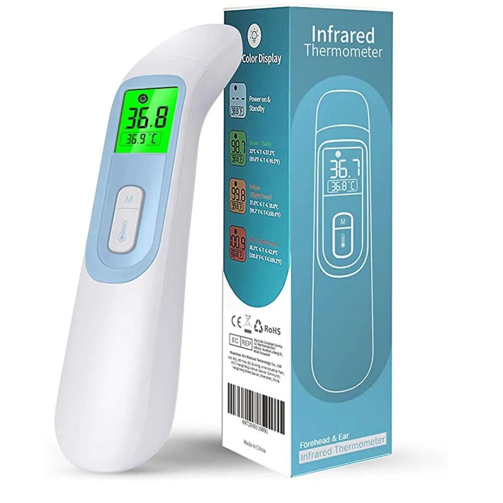 Forehead Thermometer Infrared Electronic Thermometer Non-contact Precision Probe Lcd Screen
Forehead Thermometer Infrared Electronic Thermometer Non-contact Precision Probe Lcd Screen