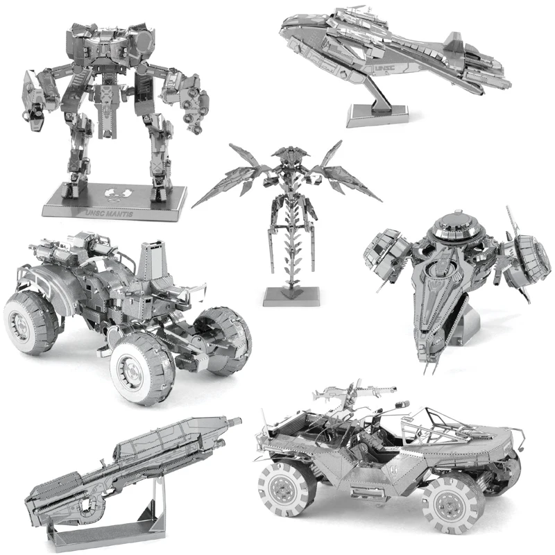 HALO 3D Metal Puzzle Guardians Unsc warthog Assault Rifle Gungoose model KITS Assemble Jigsaw Puzzle Gift Toys For Children
HALO 3D Metal Puzzle Guardians Unsc warthog Assault Rifle Gungoose model KITS Assemble Jigsaw Puzzle Gift Toys For Children