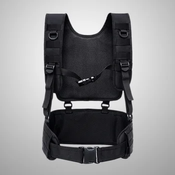 Outdoor Lightweight Waist Belt Vest Set Hanging Belt Molle Accessory (Black)
Outdoor Lightweight Waist Belt Vest Set Hanging Belt Molle Accessory (Black)