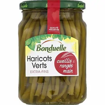 Epicerie Salée bonduelle - green beans extra fine - the pot 530g - unit price
Epicerie Salée bonduelle - green beans extra fine - the pot 530g - unit price