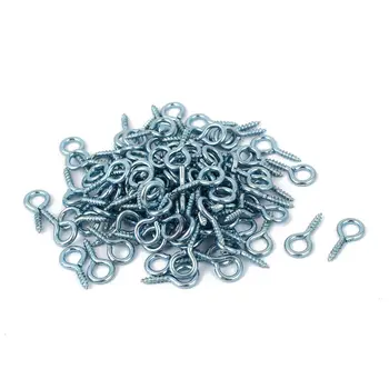100pcs Jewelry Garden Vine Wire 1.7mm Thread Dia Eyelet Screw Eye Hook
100pcs Jewelry Garden Vine Wire 1.7mm Thread Dia Eyelet Screw Eye Hook