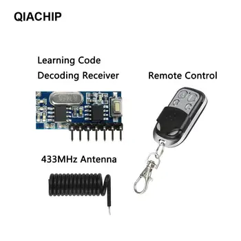 QIACHIP 433 Mhz RF Remote Controls Transmitter Diy and 433mhz RF Relay Receiver Module Wireless 4 CH Output With Learning Button
QIACHIP 433 Mhz RF Remote Controls Transmitter Diy and 433mhz RF Relay Receiver Module Wireless 4 CH Output With Learning Button