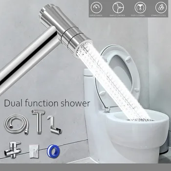 Stainless Steel Toilet Hand Held Bidet Faucet Sprayer Bidet Set Sprayer Gun Toilet Spray For Bathroom Self Cleaning Shower Head
Stainless Steel Toilet Hand Held Bidet Faucet Sprayer Bidet Set Sprayer Gun Toilet Spray For Bathroom Self Cleaning Shower Head