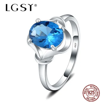 LGSY 925 Sterling Silver Rings Fashion Jewelry Natural Crystal Wedding Rings Blue Crystal Rings Fine Jewelry Round Ring DR1157
LGSY 925 Sterling Silver Rings Fashion Jewelry Natural Crystal Wedding Rings Blue Crystal Rings Fine Jewelry Round Ring DR1157