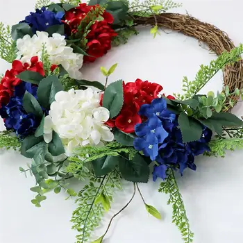 Door Decor Garland Artificial Flower Garland Fake Flower Ring Wall Hanging Garland American National Day Garland Festival Party
Door Decor Garland Artificial Flower Garland Fake Flower Ring Wall Hanging Garland American National Day Garland Festival Party