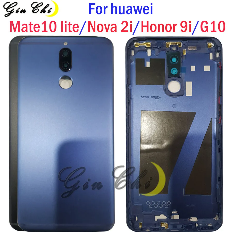 Крышка батарейного отсека G10 для Huawei Mate 10 Lite задняя крышка корпуса замена 5 9 дюйма