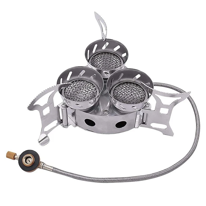 11000W Three-Core Stove Camping Gas Stoves High Power Furnace End Windproof 3 Heads Outdoor Wild Camp Stove
11000W Three-Core Stove Camping Gas Stoves High Power Furnace End Windproof 3 Heads Outdoor Wild Camp Stove