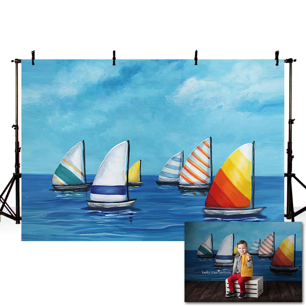Mehofond Oil Painting Blue Sea Sailboat Cake Smash Child Birthday Background Photography For Photo Studio Photophone Backdrop
Mehofond Oil Painting Blue Sea Sailboat Cake Smash Child Birthday Background Photography For Photo Studio Photophone Backdrop