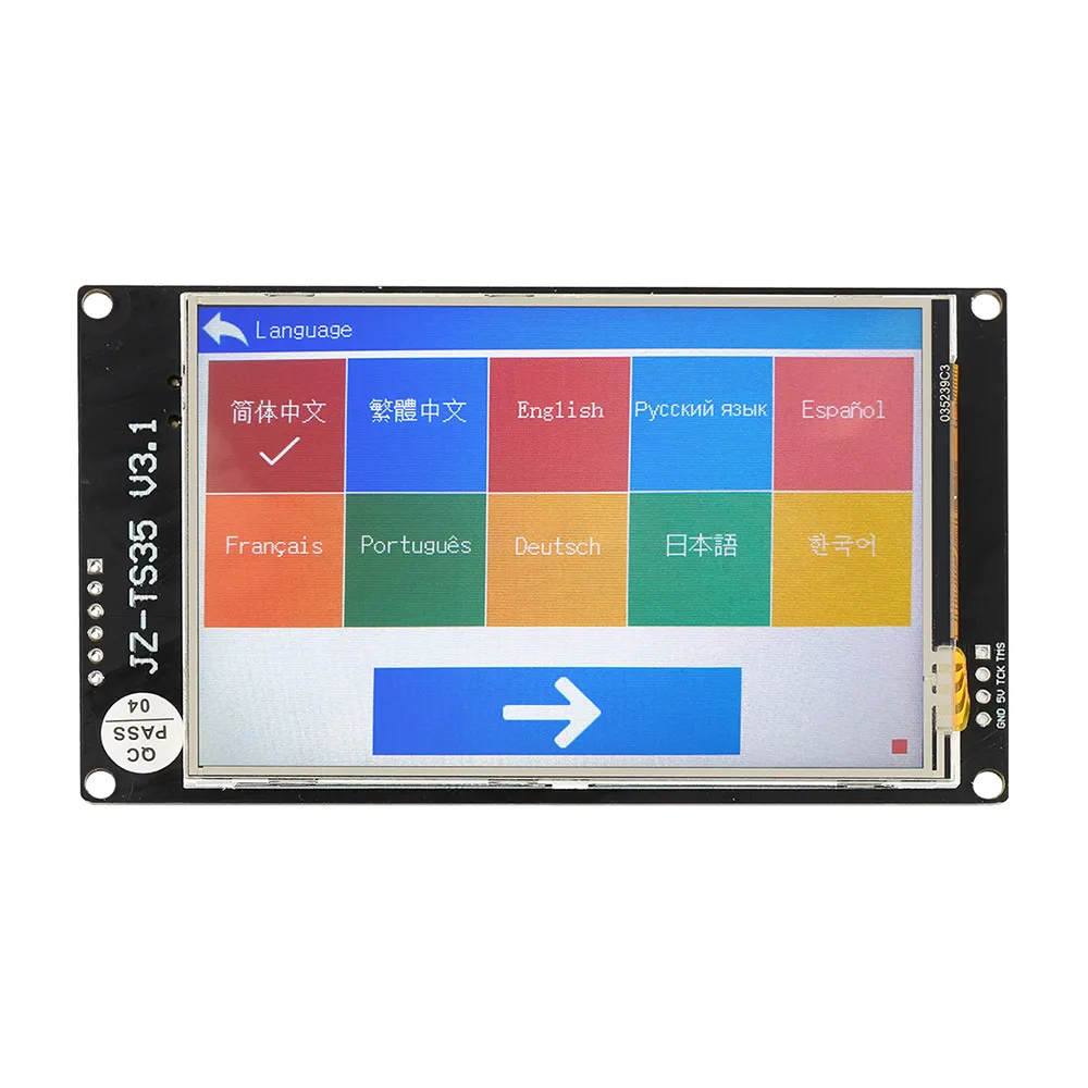 3D Printer Accessories 3.5 inch Full Color Touchscreen with WiFi Controller Board Display Support 9 Languages
3D Printer Accessories 3.5 inch Full Color Touchscreen with WiFi Controller Board Display Support 9 Languages