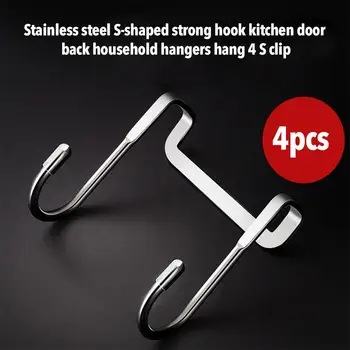 S-shaped 4pcs/lot Hanging Stainless Steel Clothes Hooks S Shaped Kitchen Organizing Rack High Quality
S-shaped 4pcs/lot Hanging Stainless Steel Clothes Hooks S Shaped Kitchen Organizing Rack High Quality