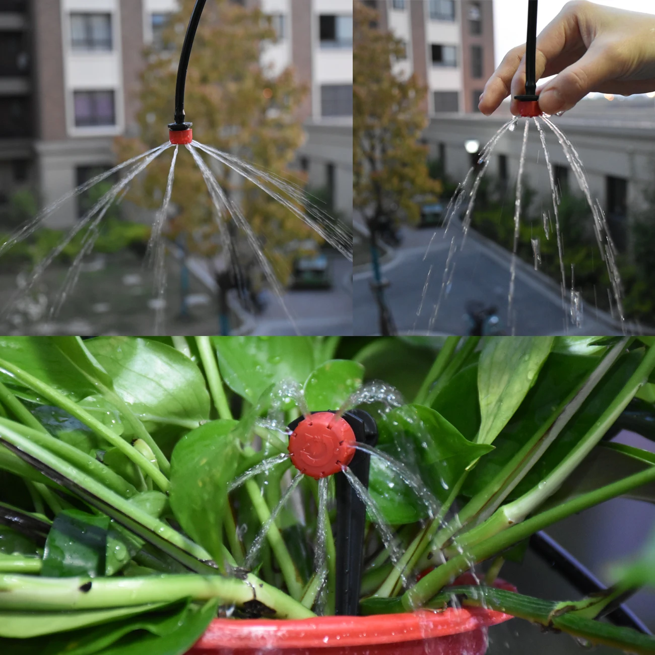 Generic Drip Irrigation Watering Kits System Garden Greenhouse