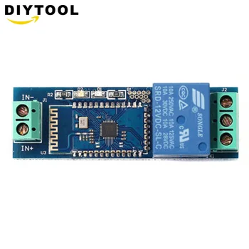 스마트 블루투스 릴레이 모듈, 블루투스 원격 제어 스위치, 블루투스 12V, IOT 무선 릴레이 모듈, 1 개