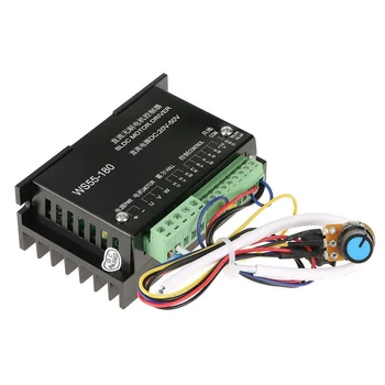 WS55-180 Wide Voltage Multiple Protection High Performance Motor Driver Controller DC 20V-50V CNC Brushless Spindle For BLDC
WS55-180 Wide Voltage Multiple Protection High Performance Motor Driver Controller DC 20V-50V CNC Brushless Spindle For BLDC