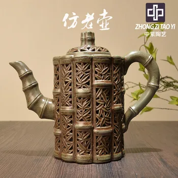 Yixing The Qing Dynasty The Cultural Revolution Kettle Dark-red Enameled Pottery Teapot Taiwan Backflow Manual Imitate Old
Yixing The Qing Dynasty The Cultural Revolution Kettle Dark-red Enameled Pottery Teapot Taiwan Backflow Manual Imitate Old
