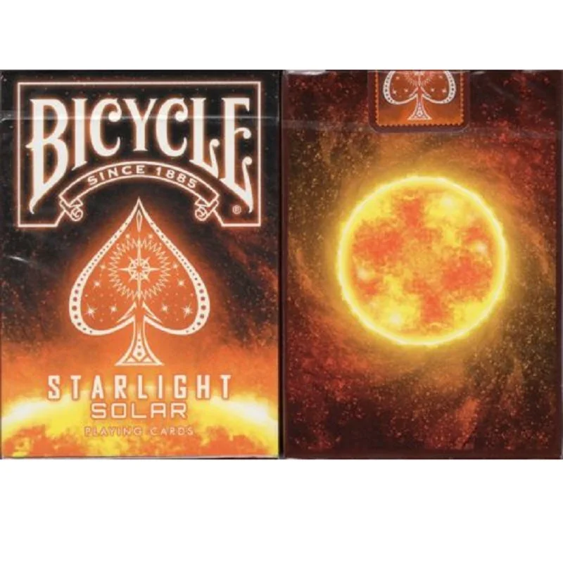 Bicycle Starlight Solar Playing Cards Sun Deck Magic Cards Poker Close Up Magic Tricks Props for Professional Magician Free Ship
Bicycle Starlight Solar Playing Cards Sun Deck Magic Cards Poker Close Up Magic Tricks Props for Professional Magician Free Ship