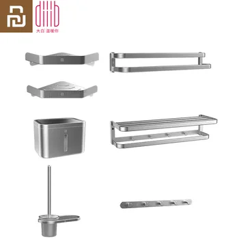 Youpin Dabai Bathroom 7 in 1 sets for Towel Rack Bar Hook Up Storage Rack Tissues Box Toilet Brush Holder for Shower Room
Youpin Dabai Bathroom 7 in 1 sets for Towel Rack Bar Hook Up Storage Rack Tissues Box Toilet Brush Holder for Shower Room