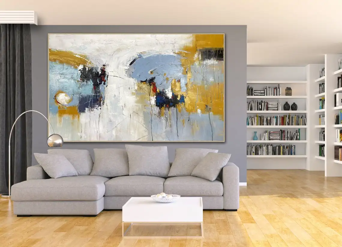 Abstract Painting Original Modern Art Oversize Contemporary Wall Art Textured Abstract Acrylic Painting Canvas Art Room Decor
Abstract Painting Original Modern Art Oversize Contemporary Wall Art Textured Abstract Acrylic Painting Canvas Art Room Decor