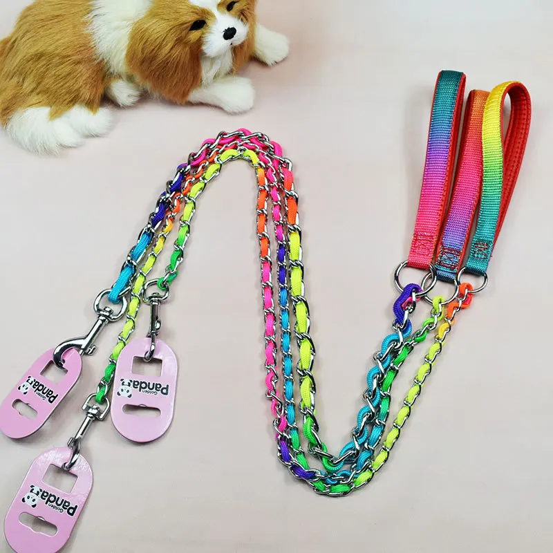 Nylon Iron Chain Anti-Bite Short Dog Hand Holding Rope Short Step Portable in Large Dog Rope Additive Neck Ring
Nylon Iron Chain Anti-Bite Short Dog Hand Holding Rope Short Step Portable in Large Dog Rope Additive Neck Ring