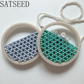 2020 Handmade Beaded Bag Pearl Circle Handbag Handmade Beaded Bag Trend New Two-color New Product Female Bag
2020 Handmade Beaded Bag Pearl Circle Handbag Handmade Beaded Bag Trend New Two-color New Product Female Bag