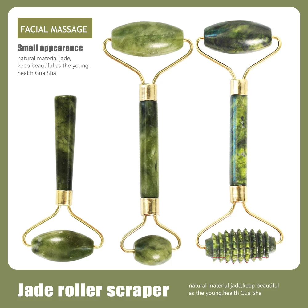 Facial Massage Roller Guasha Board Double Heads Jade Stone Face Lift Body Skin Relaxation Slimming Beauty Neck Thin Lift
Facial Massage Roller Guasha Board Double Heads Jade Stone Face Lift Body Skin Relaxation Slimming Beauty Neck Thin Lift