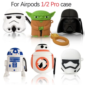 3D Cartoon Star Wars Master Yoda And Darth Vader Case For Airpods Pro 1/2 Case Hot Cover For Apple Airpods Pro 1/2 Case
3D Cartoon Star Wars Master Yoda And Darth Vader Case For Airpods Pro 1/2 Case Hot Cover For Apple Airpods Pro 1/2 Case