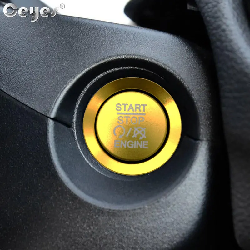 Car Start Engine Button Key Ring for JEEP (1)