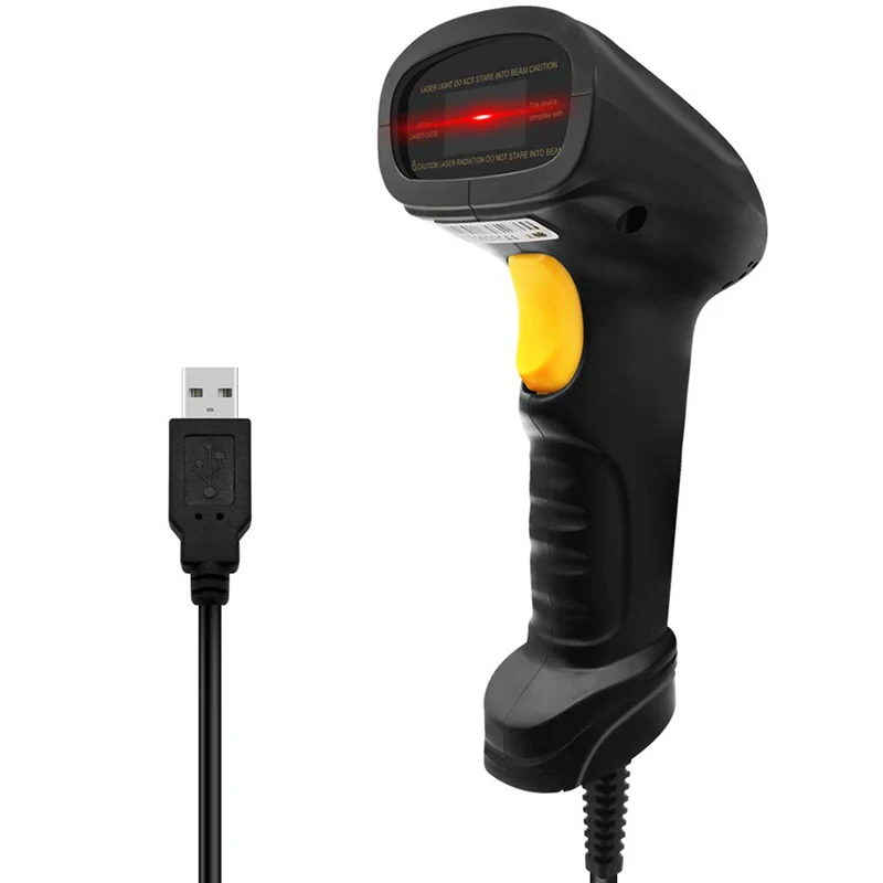 Barcode Scanner with USB Cable for POS Supermarket Library Express Company Retail Store
Barcode Scanner with USB Cable for POS Supermarket Library Express Company Retail Store