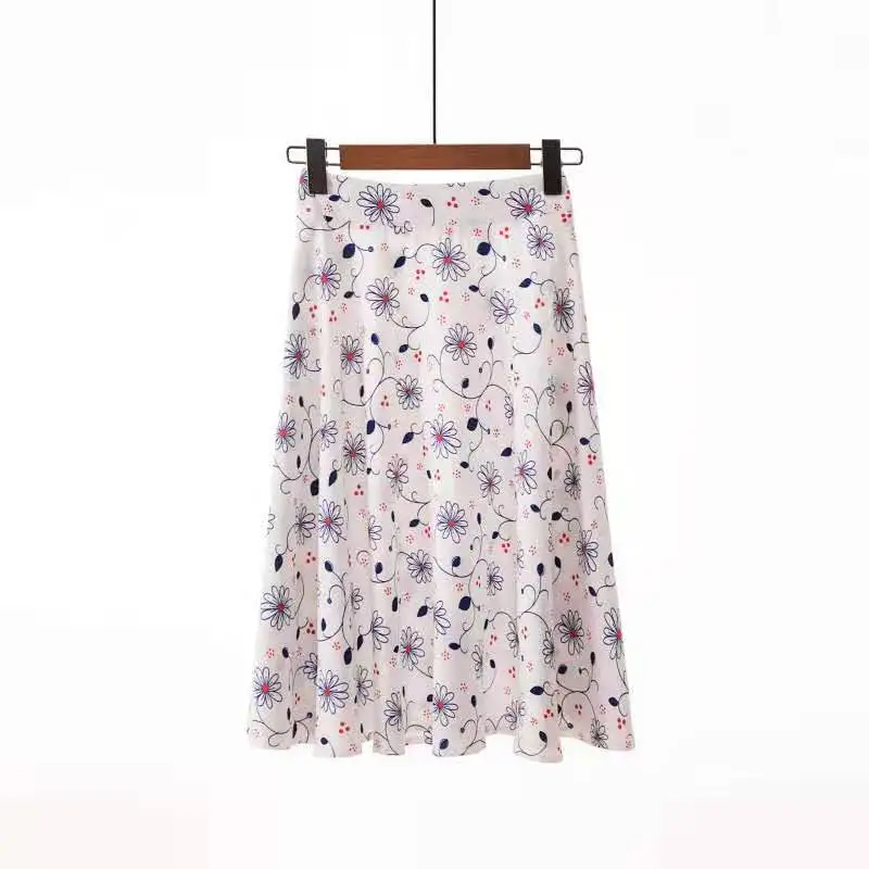 Europe Fashion Chic Print Women Skirt Ankle-Length Elastic Waist Jupe Femme High Waist Skirts Falda Mujer Summer Large Size
Europe Fashion Chic Print Women Skirt Ankle-Length Elastic Waist Jupe Femme High Waist Skirts Falda Mujer Summer Large Size