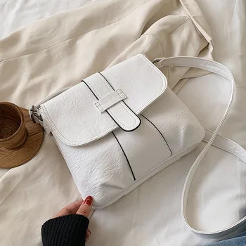 Vintage Simple PU Leather Crossbody Bags For Women 2020 New Fashion Wild Large Capacity Shoulder Bags Female Casual Handbags 
Vintage Simple PU Leather Crossbody Bags For Women 2020 New Fashion Wild Large Capacity Shoulder Bags Female Casual Handbags