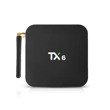 

TX6 Android 9.0 TV Box Allwinner H6 Quad Core USD3.0 BT5.0 4K Set Top Box 4GB 32GB/64GB 2.4G/5.8G Wifi 100M H.265 Smart TV Box