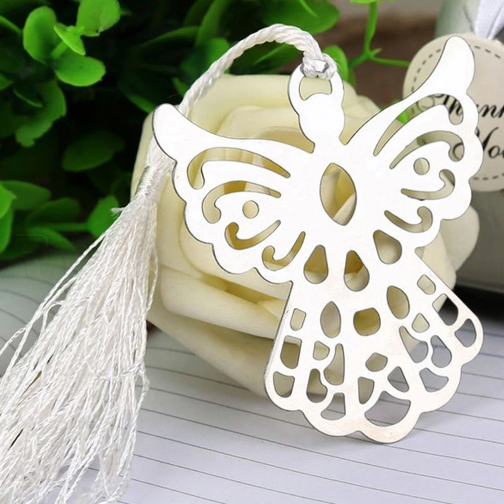 1pc Angel Bookmark for BaptismBaby ShowerSouvenirs favor Students Giveaway Gift Wedding Fringed Stainless Steel 
1pc Angel Bookmark for BaptismBaby ShowerSouvenirs favor Students Giveaway Gift Wedding Fringed Stainless Steel