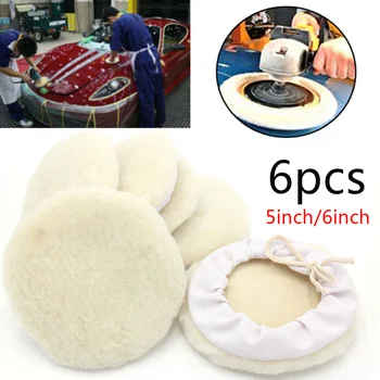 6pcs 5inch 6inch Wool Waxing Buffing Polishing Pad Washable Reusable For Polisher Machine Car Paint Care
6pcs 5inch 6inch Wool Waxing Buffing Polishing Pad Washable Reusable For Polisher Machine Car Paint Care