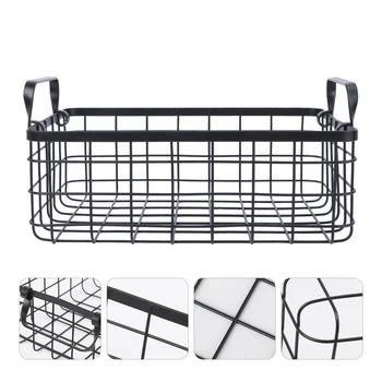 Iron Metal Sundries Storage Basket Cosmetic Organizer Basket For Home Offices Cosmetics Snacks Clothes Sorting Storage Basket
Iron Metal Sundries Storage Basket Cosmetic Organizer Basket For Home Offices Cosmetics Snacks Clothes Sorting Storage Basket